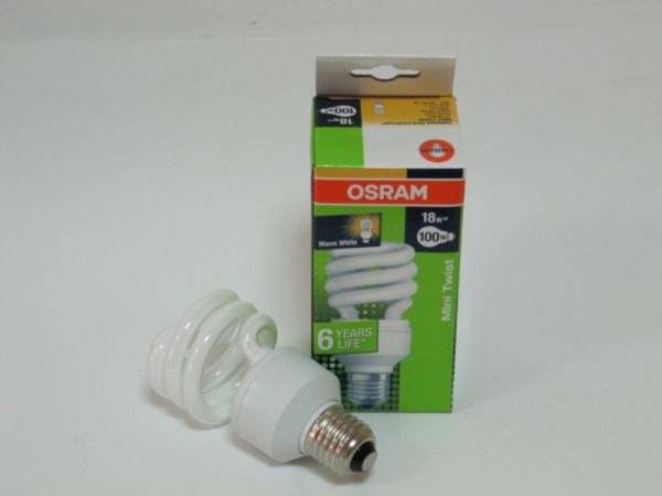 Bec econom Osram DTWIST 18W/827/E27 photo 1